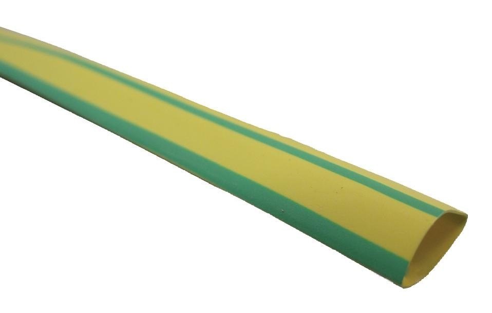 Multicomp Pro 15097 Heat-Shrink Tube, 2: 1, 26mm, Grn/yellow