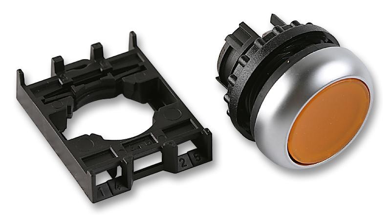 Eaton Moeller M22-Dl-Y+M22-A Operator W/ Bracket, 22mm Pb Switch