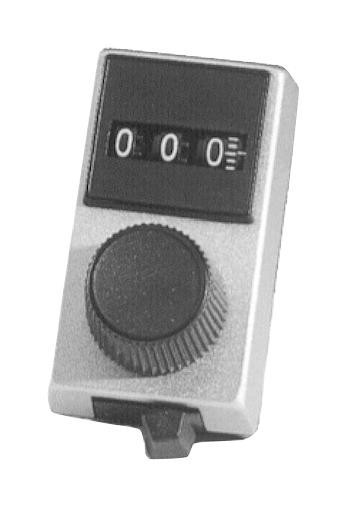 Vishay 15B31B10 Count Dial, 4 Digit, 100 Turn, 6.35mm