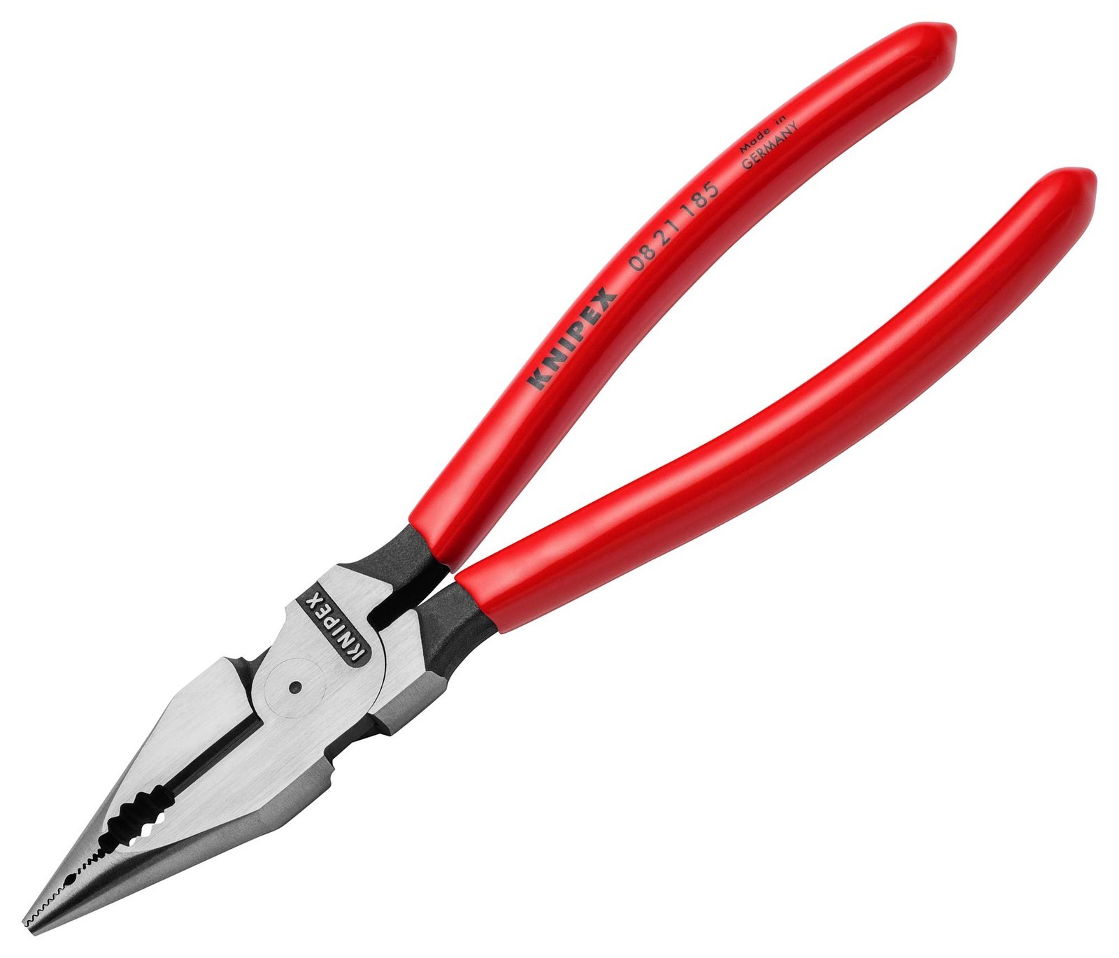 Knipex 08 21 185 Combination Plier, Needle Nose, 185mm