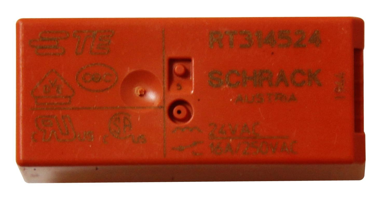Schrack / Te Connectivity 1393240-4 Relay, Spdt, 250Vac, 16A