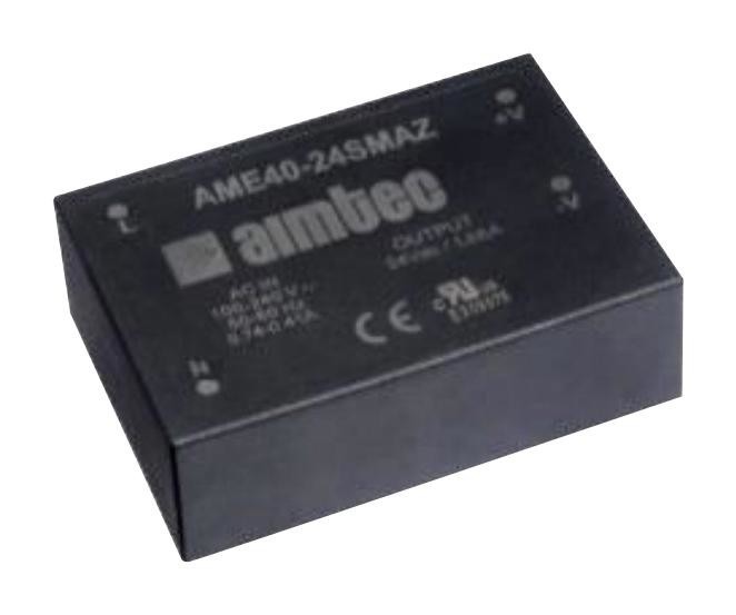 Aimtec Ame40-12Smaz Power Supply, Ac-Dc, 12V, 3.33A