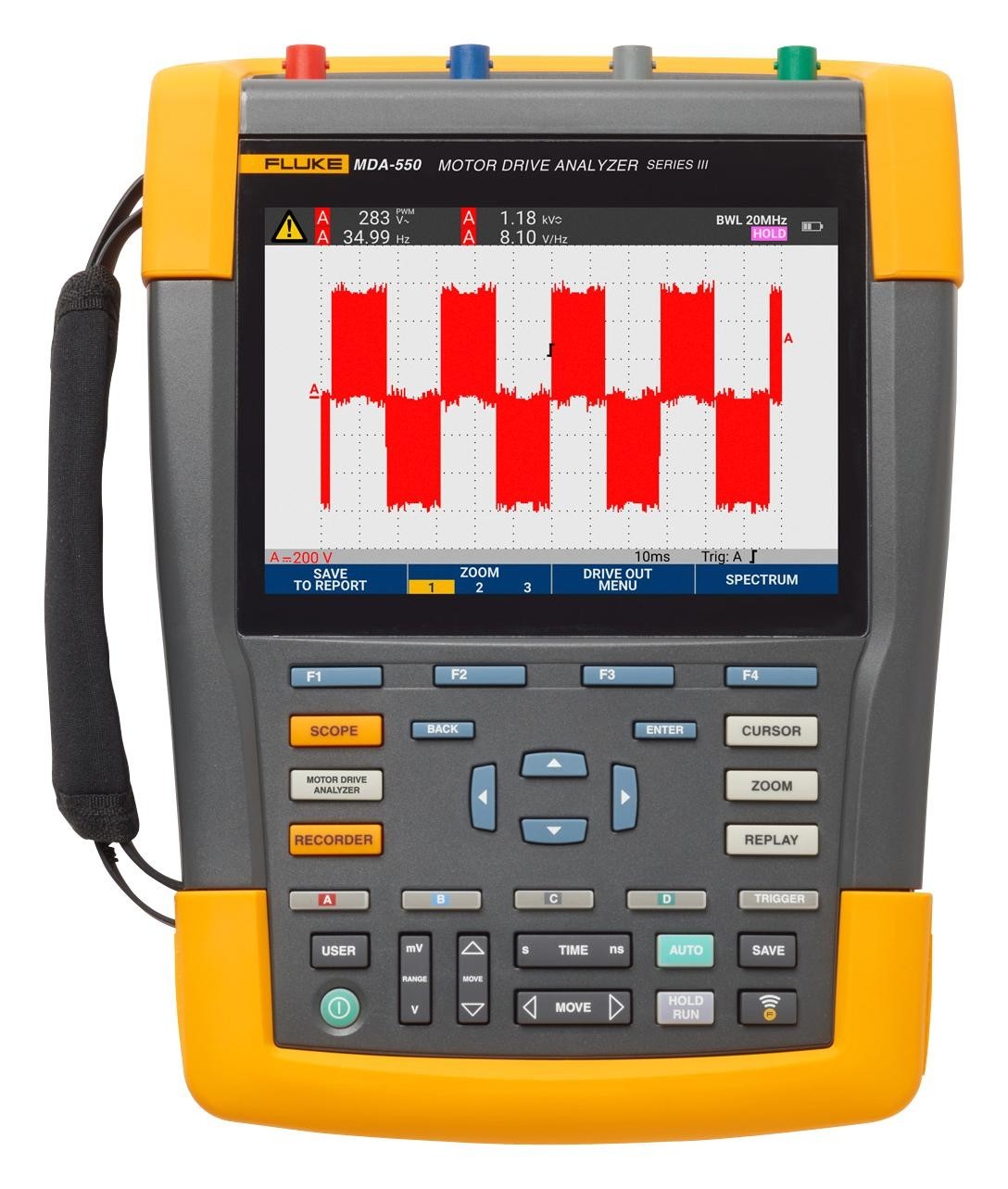 Fluke Fluke-Mda-550-Iii Motor Drive Analyser, 0.001V To 1Kv, 4Ch