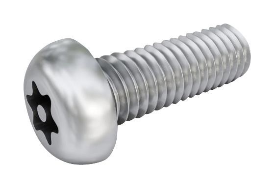 TR Fastenings Tr00045471-000 Screw, Button Head Pin, M6, 8mm