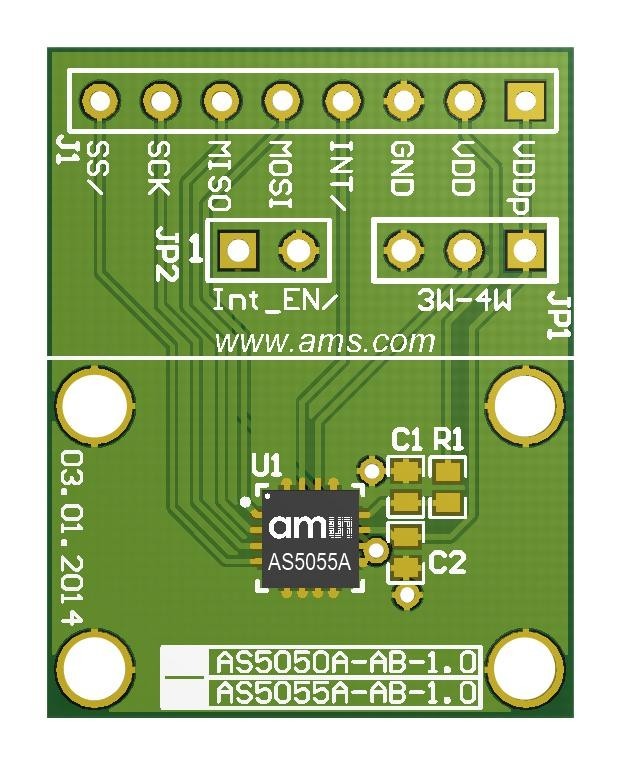 Ams Osram Group As5050A-Qf_Ek_Ab Adapter Board, Microcontrll, Demo Board