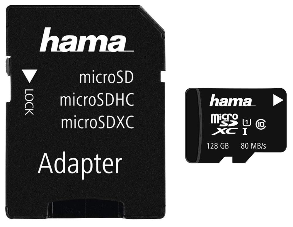 Hama 00124160 128Gb C10 Uhs-I Microsdhc, 80Mb/s