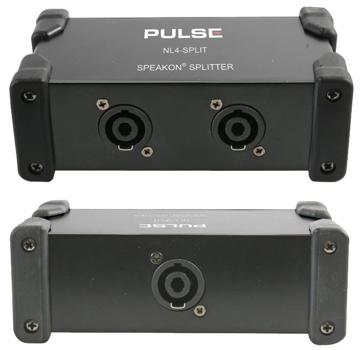 Pulse Nl4-Split Speakon Splitter, Nl4, 1I/p, 2 O/p, Uk