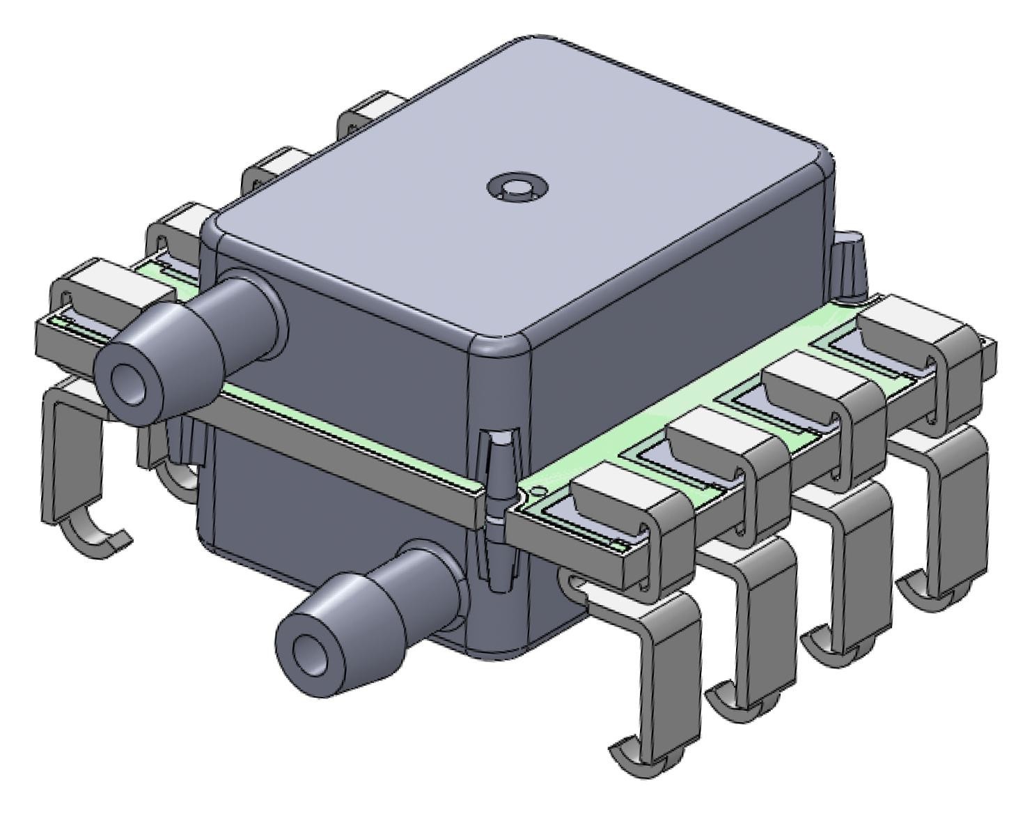 Amphenol All Sensors Elvh-M250D-Hrrj-I-N3A5 Pressure Sensor, 250Mbar, Diff, I2C