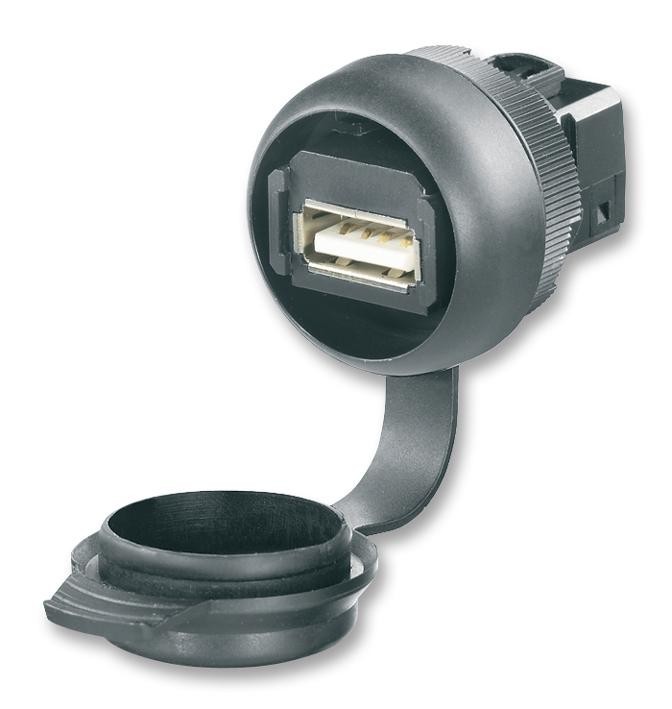 Weidmuller 1018840000 Usb Adaptor, 2.0 Type A-Type A, Ip65