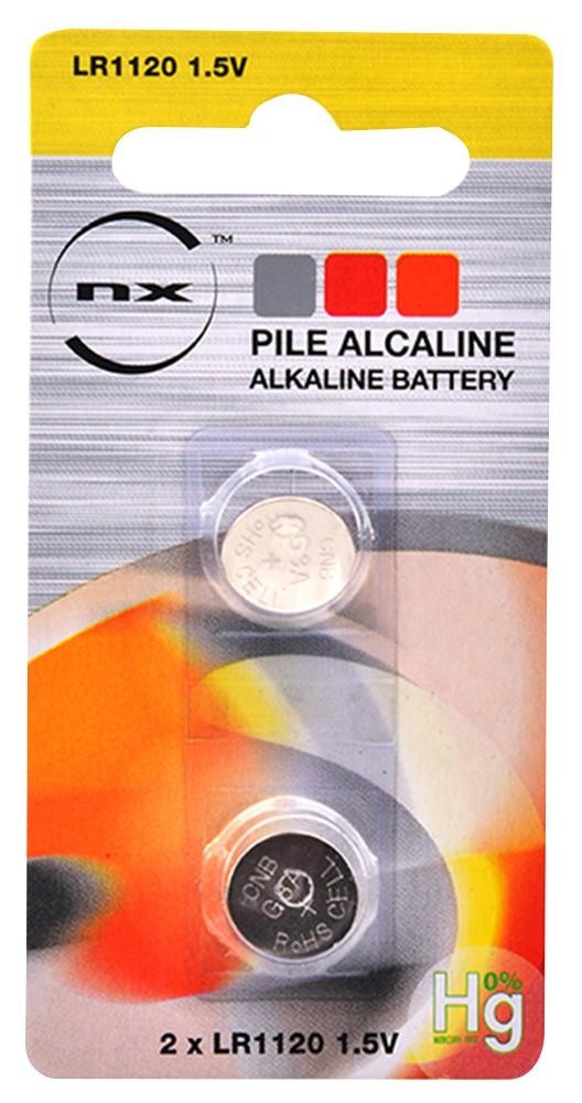 Enix Energies Pba9007 Battery, Alkaline Button, 191/lr55 2Pk