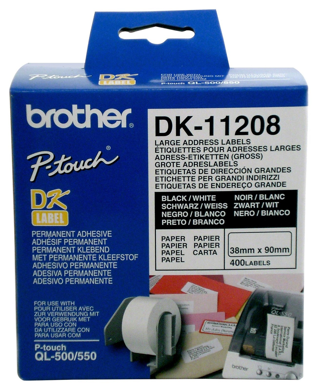 Brother Dk11208 Label, Large Address