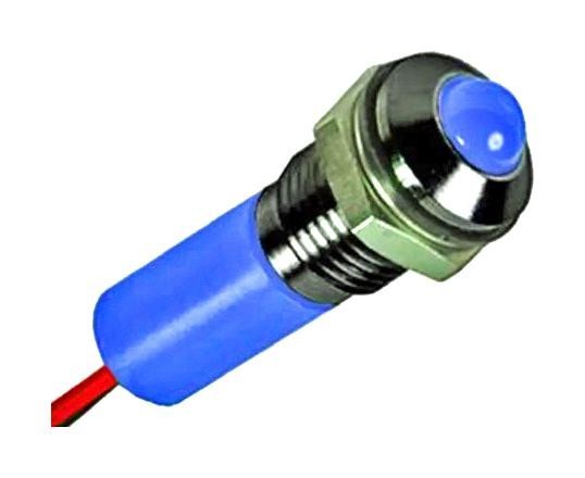 APEM Q6P7Bxxb02E Led Panel Indicator, Blue, 6mm, 3.8V