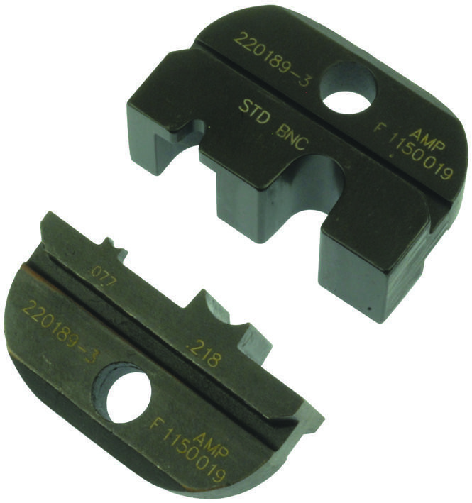 Amp Connectors / Te Connectivity 220189-3 Crimp Die, 354940-1 Crimp Tool Frame, 50Ohm & 75Ohm Bnc And 50Ohm Tnc Dual Crimp Connectors