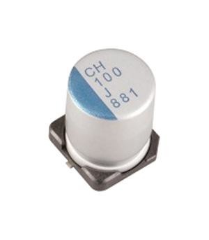 NIchicon Pch1D471Mcl1Gs Capacitor, 470Uf, 20V, Alu Elec, Polymer, Smd