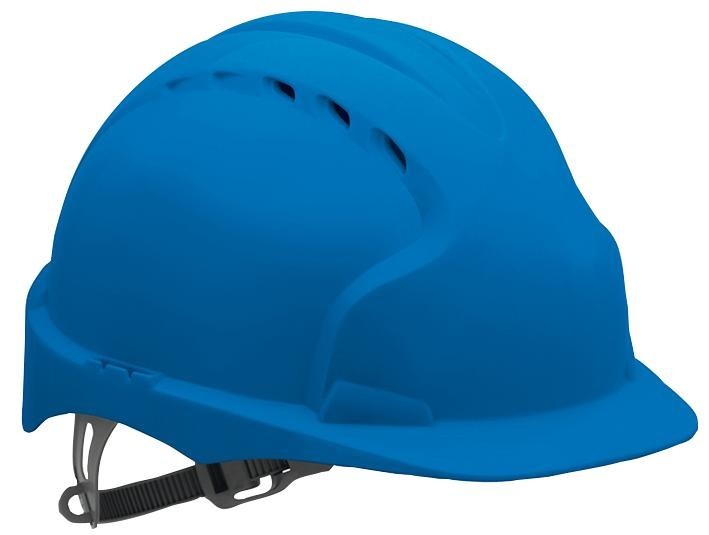 Jsp Ajf160-000-500 Safety Helmet, Evo3,slip Ratchet, Blue