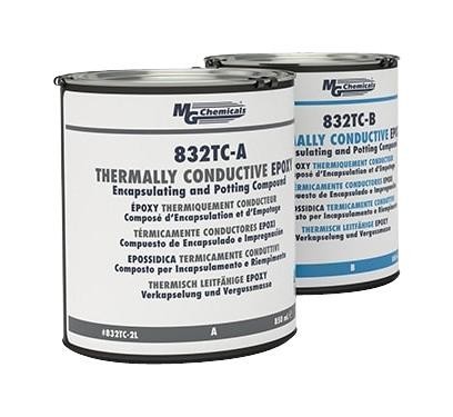 MG Chemicals 832Tc-2L Potting Compound, Blk, Can, 1.7L