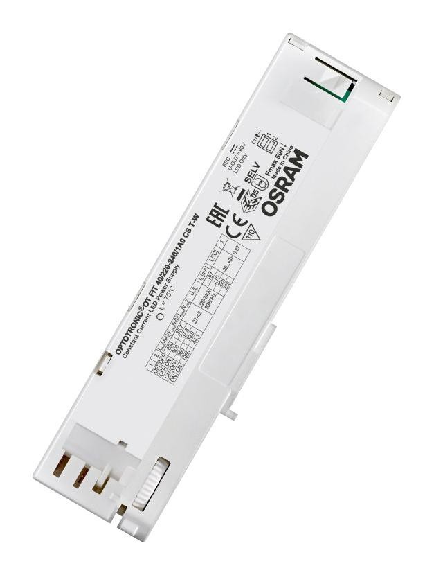 Osram Ot-Fit-40/220-240/1A0-Cs-T-W Led Driver, Constant Current, 44.1W