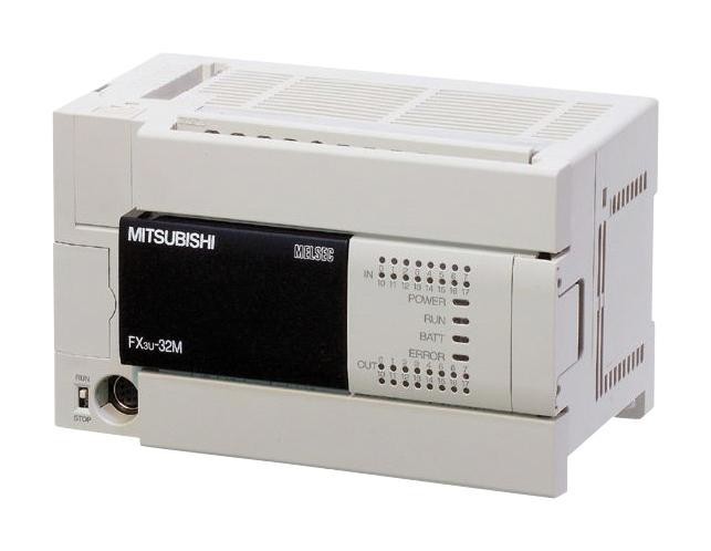 Mitsubishi Fx3U-32Mr-Es Process Controller, 32I/o, 35W, 240Vac