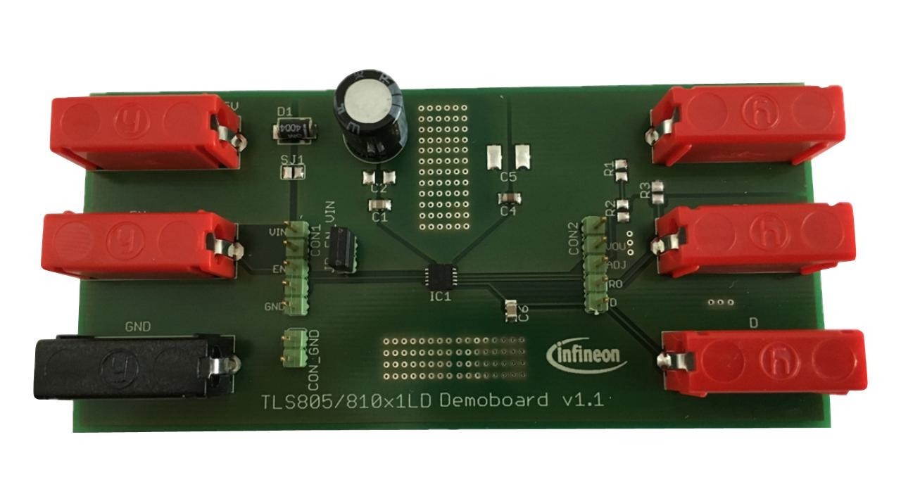 Infineon Tls810D1Ldv33Boardtobo1 Demo Board, Low Dropout Linear Regulator