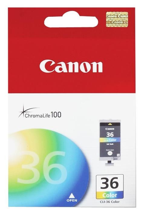 Canon 1511B001 Ink Cartridge, Cli-36, Colour