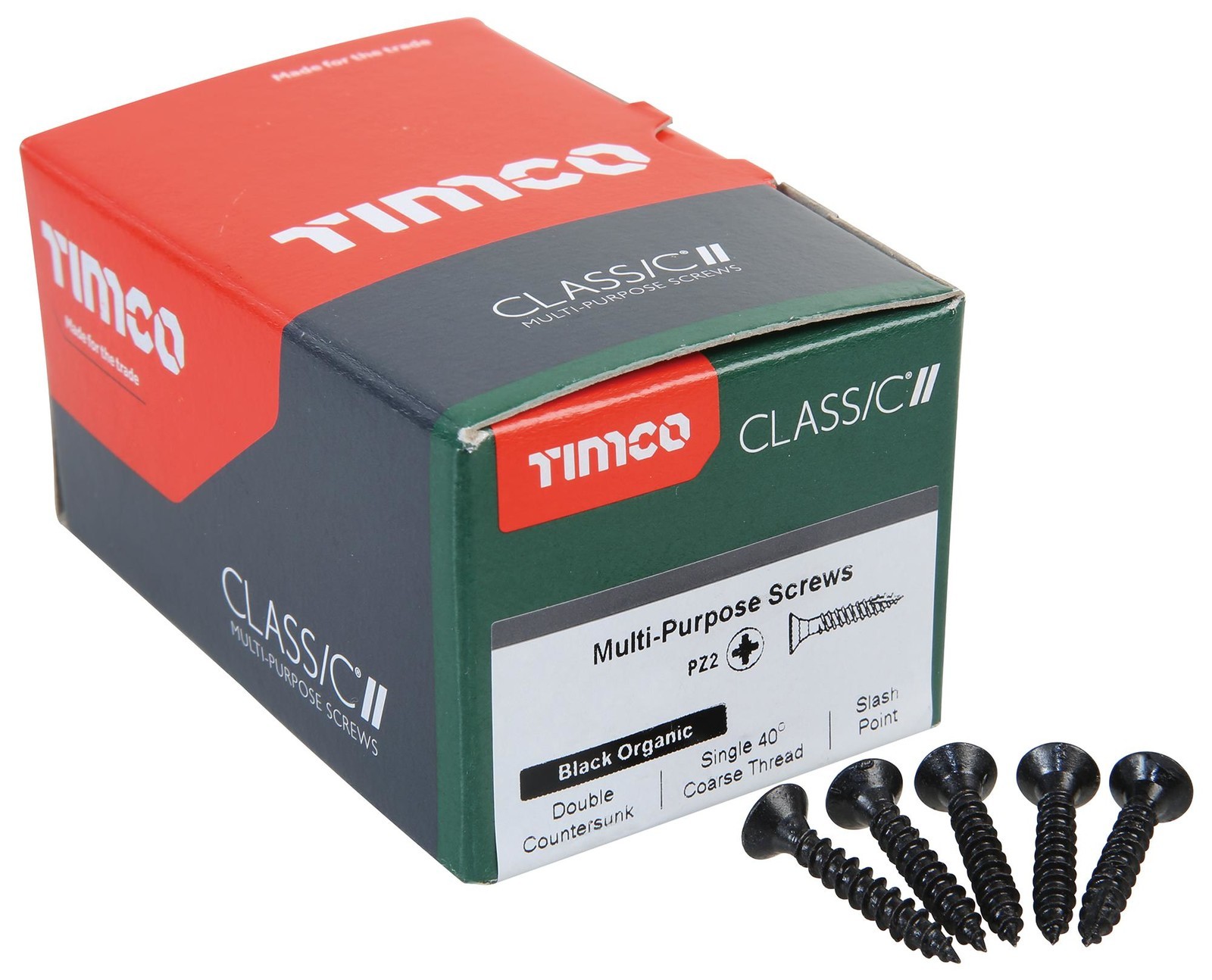 Timco 50030Clab Screw Pz2 Csk Black -5X30mm (200Pk)