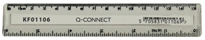 Q Connectorect Kf01106 Ruler Clear 150mm (6