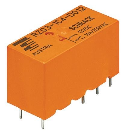 Te Connectivity 2-1415899-2 Relay, Spdt, 250Vac, 16A