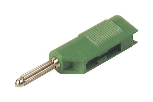 Hirschmann Test And Measurement 930729104 Plug, 4mm, Stackable, Green, Pk5, Buela