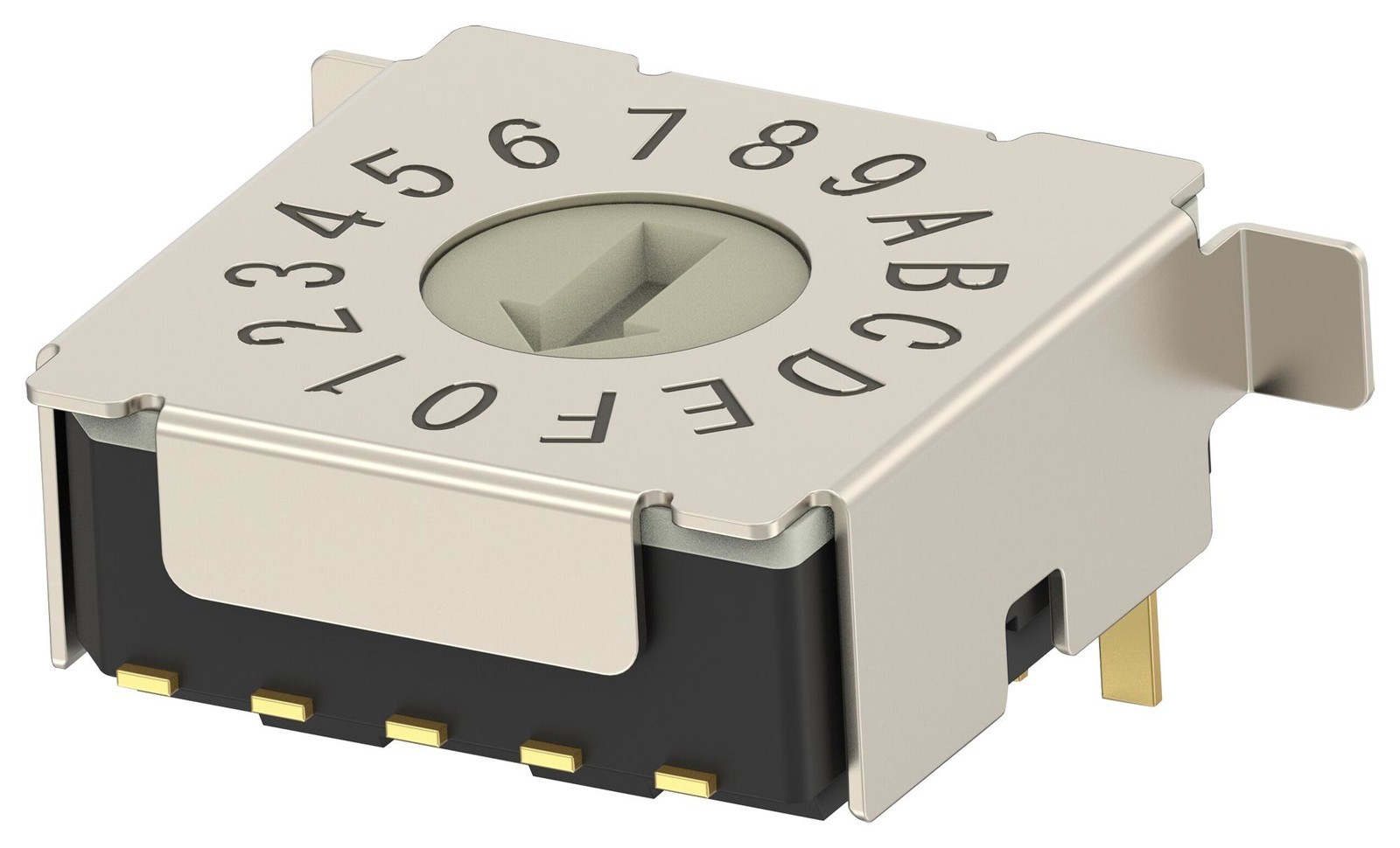 Alcoswitch / Te Connectivity Mrssh4Dr16Smgwtr Rotary Coded Sw, 16Pos, 0.02A/20V, Smd