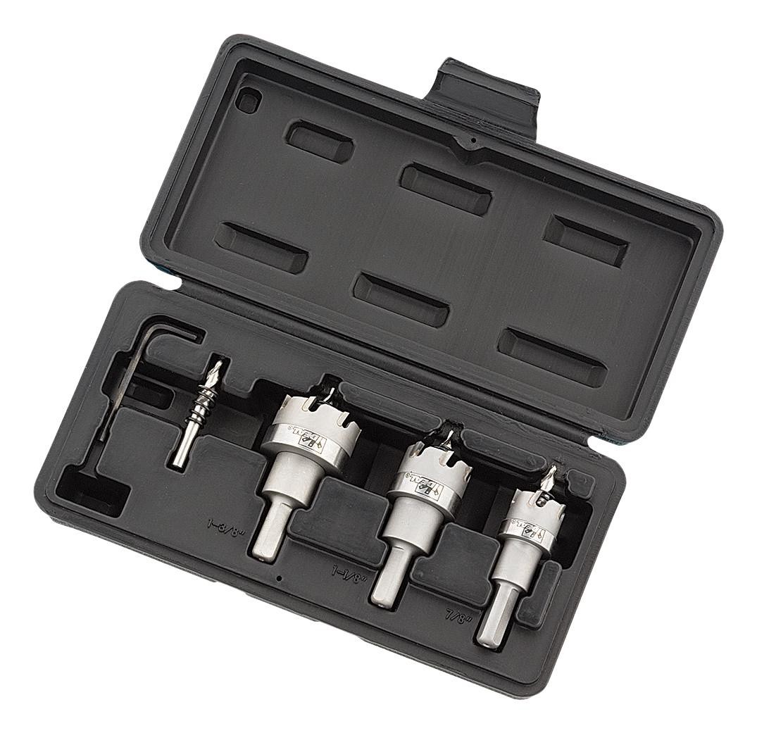 Ideal 36-311 Hole Cutter Kit, Carbide Tipped, 4Pc