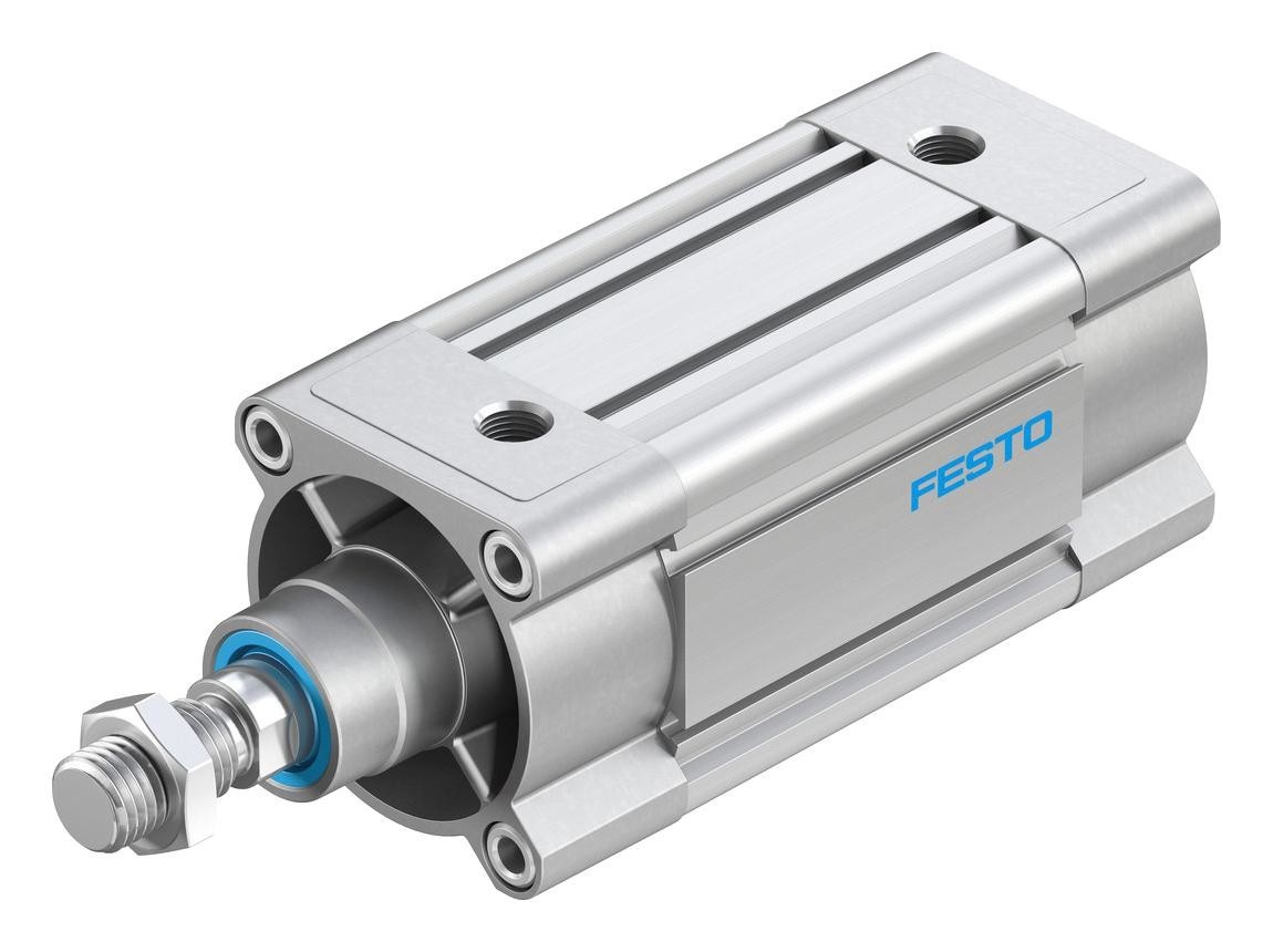 Festo Dsbc-80-80-D3-Ppsa-N3 Cylinder, Dbl Acting, 80mm, 12Bar, 80mm