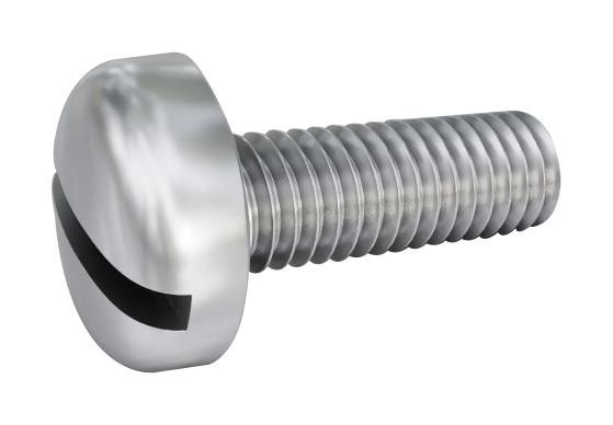 TR Fastenings Tr00010224-000 Screw, Pan Head Sltd, M4, 20mm