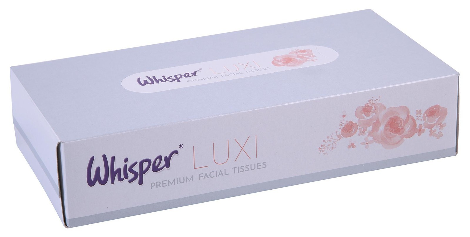 Whisper Ff0112Ds -Box 2Ply White Facial 100 (Per Box)