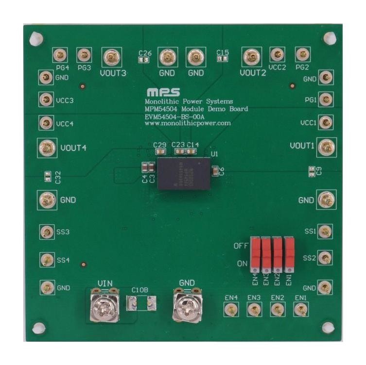 Monolithic Power Systems (Mps) Evm54504-Bs-00A Eval Board, Step-Down Module