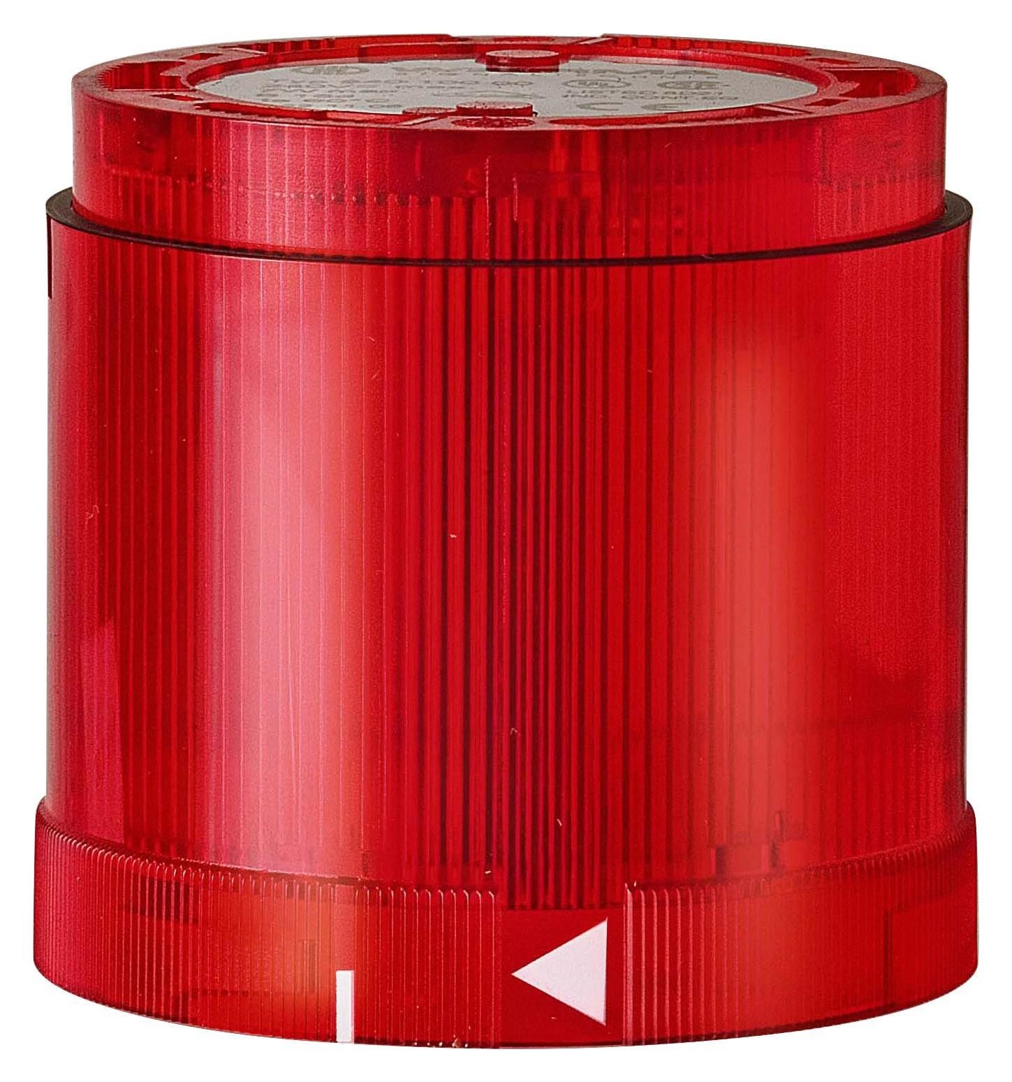 WERMA 84010000 Beacon, Filament, Steady, Red, 230Vac/dc