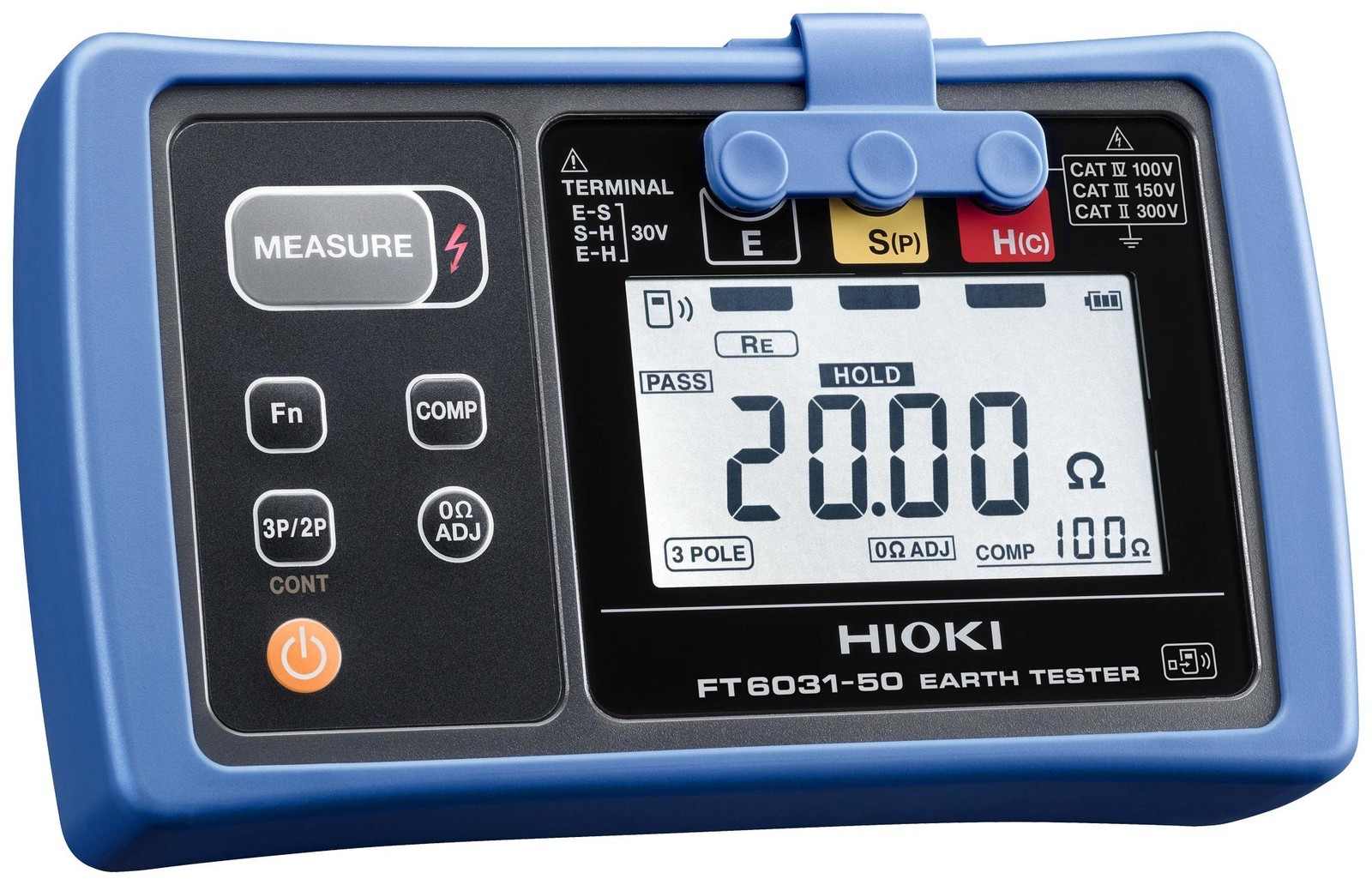 Hioki Ft6031-50 Earth Tester, 128Hz, 20 Ohm To 2K Ohm