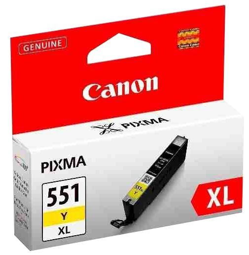Canon Cli551Xly Ink Cartridge, Original, Yellow, Canon