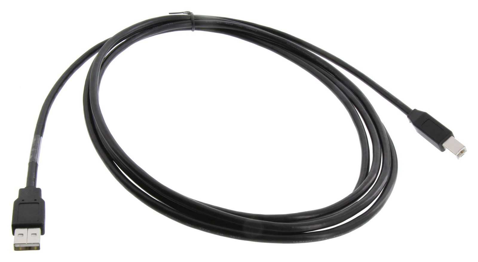 Amp Connectors / Te Connectivity 1487597-1 Usb Cable, 2.0 A Plug-B Plug, 9.8Ft