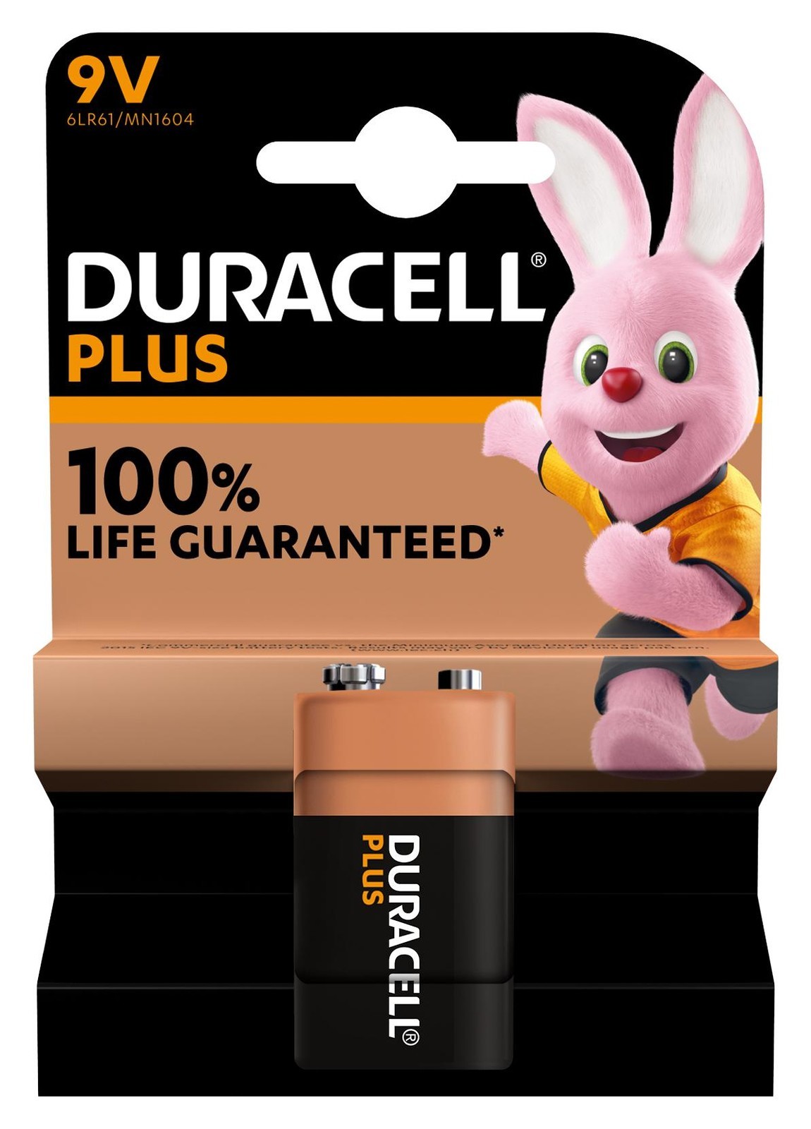 Duracell Mn1604 P1 +/pwr Battery, Alkaline, 9V, Pp3