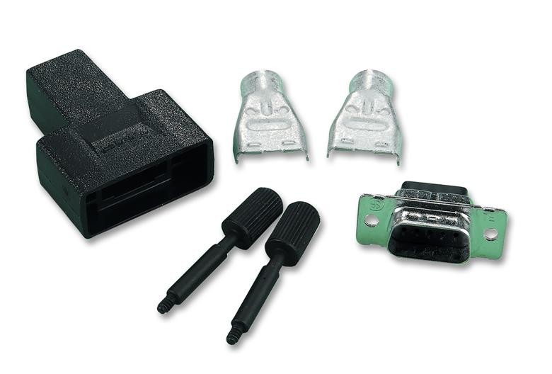 Amp Connectors / Te Connectivity 1658655-1 Plug & Backshell, D, 9Way