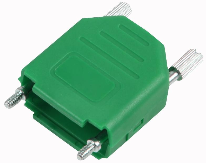 MH Connectors Mhdppk9-G-K Backshell, D, Green, 9Way