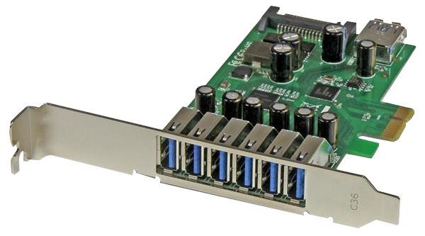 Startech Pexusb3S7 Interface Card, 7 Port Usb3.0 Pci-Ex