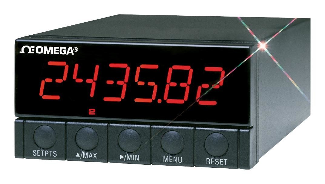 Omega Dp41-S Panel Meter, 6Digit, Strain Gage/process