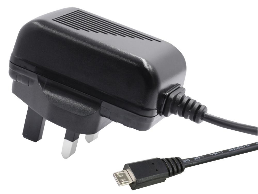 Pro Elec Pell0239 5V 1.5A Micro Usb Power Supply 1.5M Blk