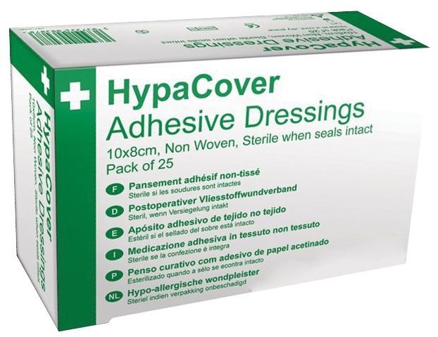 Safety First Aid Group D7137 Adhesive Dressing 8.6Cm X 6Cm (Pk25)