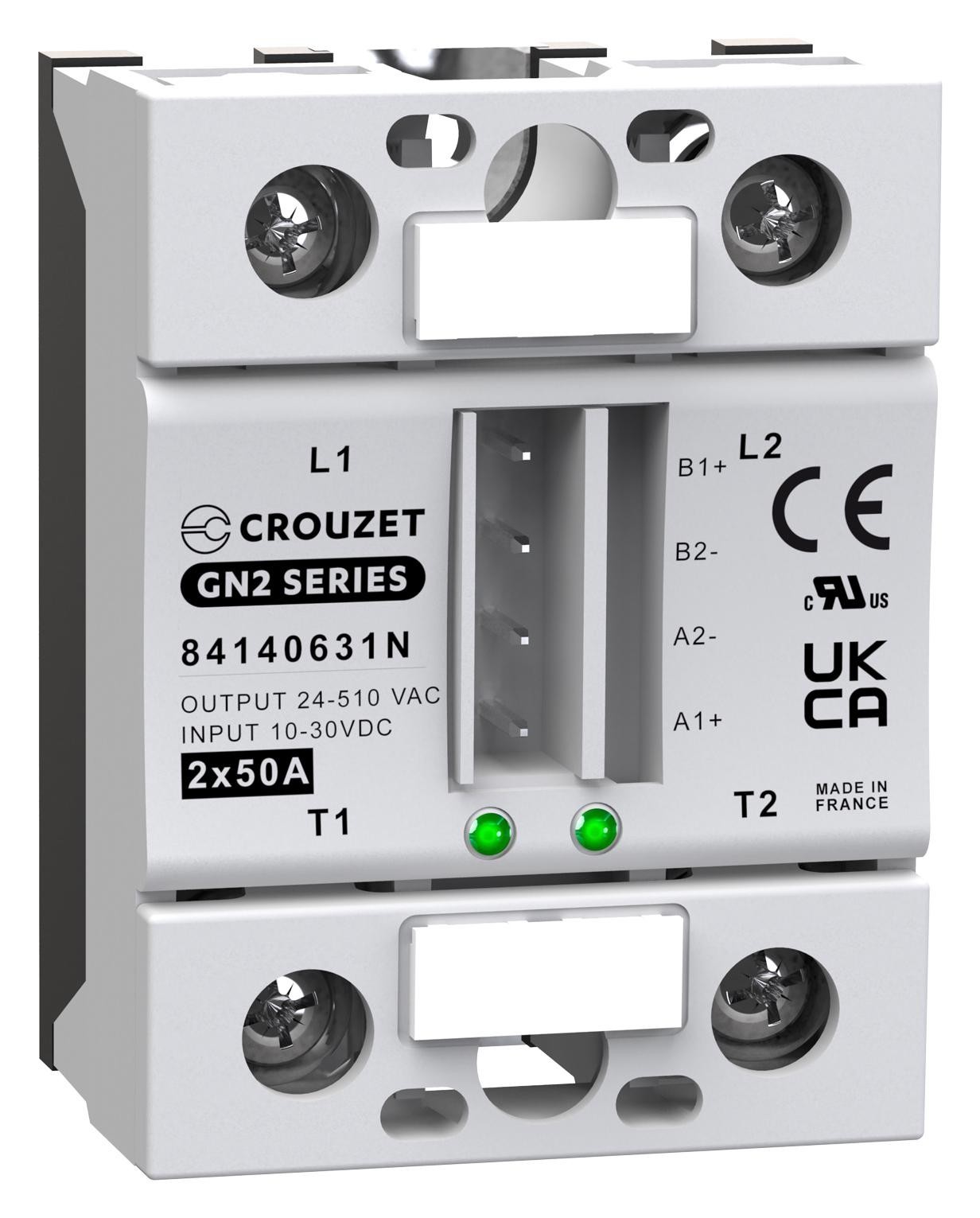 Crouzet 84140631N Solid State Relay, 50A, 10-30Vdc, Panel