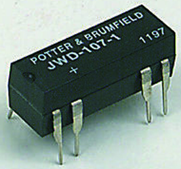 Potter & Brumfield Relays / Te Connectivity Jwd-171-10 Relay, Reed, Spst-No, 100V, 0.5A, Tht