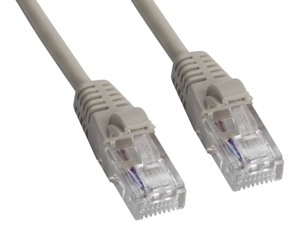 Amphenol Cables on Demand Mp-5Xrj45Unne-050 Enet Cable, Cat5E, Rj45 Plug-Plug, 50Ft