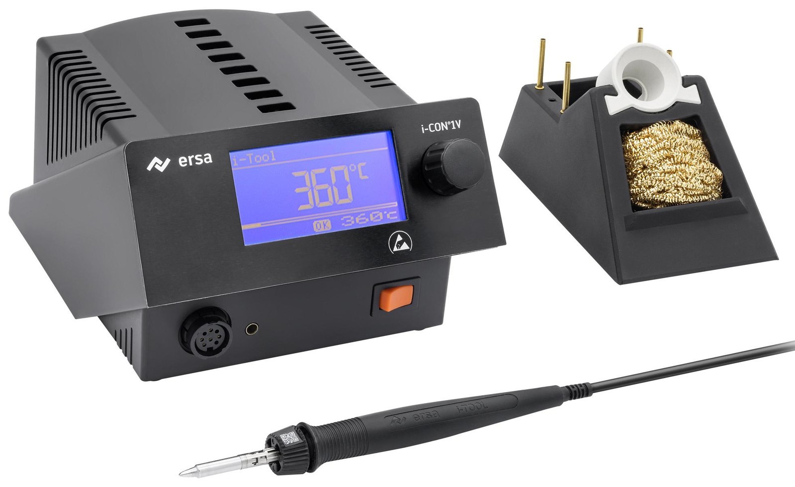 Ersa 0Ic1105V Soldering Station, 80W, 230Vac, 450Deg