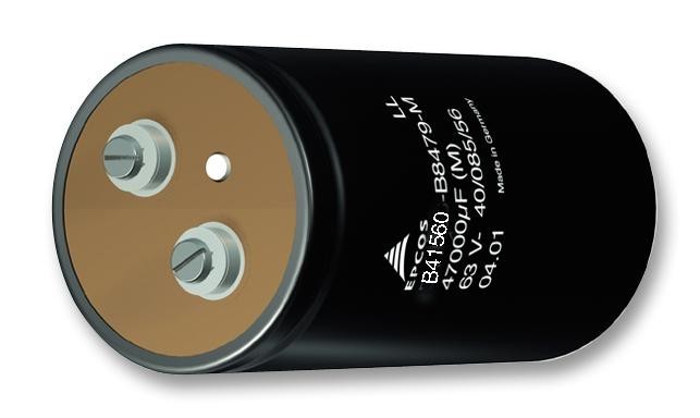 EPCOS B41560A8229M000 Capacitor, 22000Îf, 63V, Alu Elec, Screw